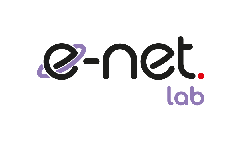 Notre logo e-net. lab.