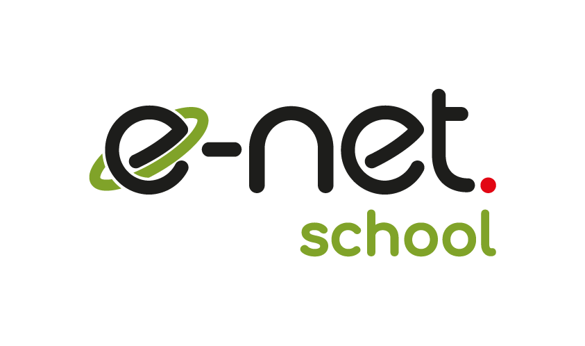 Notre logo officiel e-net. school