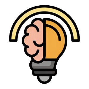 Une icône fusionnant le cerveau et l'ampoule marquant un passage à l'action