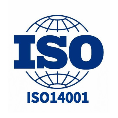 Logo de la norme ISO 14001, système de management environnemental et réduire durablement son impact écologique.