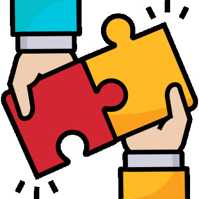 Deux personnes travaillant ensemble